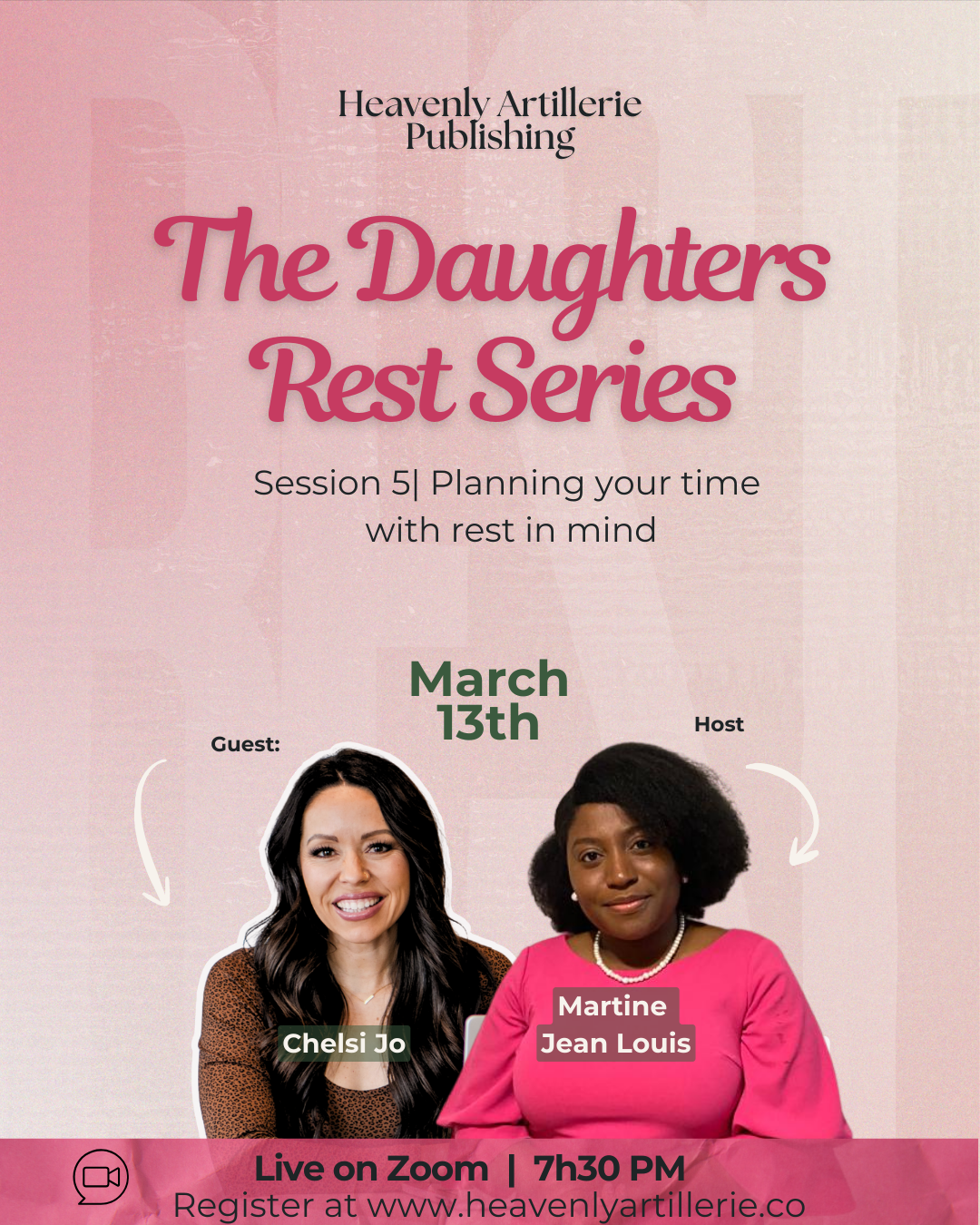 Daughters Rest Series Workshop with Chelsi Jo